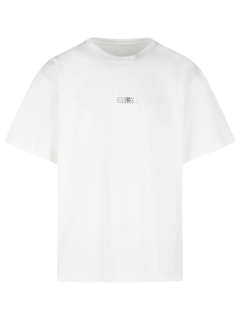 Mm6 By Maison Margiela White Cotton T-Shirt