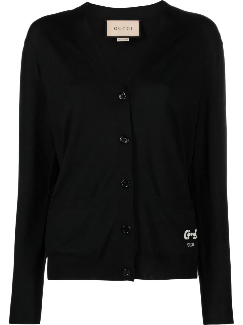 Gucci Button-Down V-Neck Cardigan
