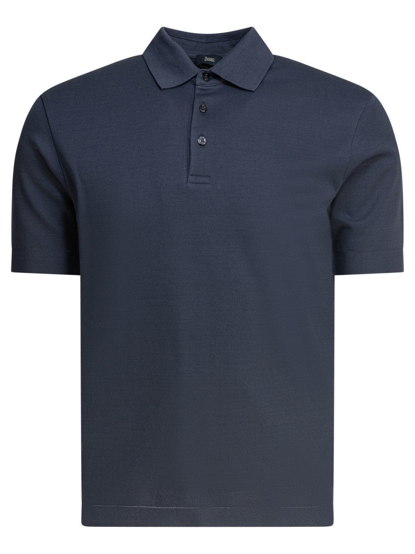 Herno Short-Sleeved Cotton Piqué Polo