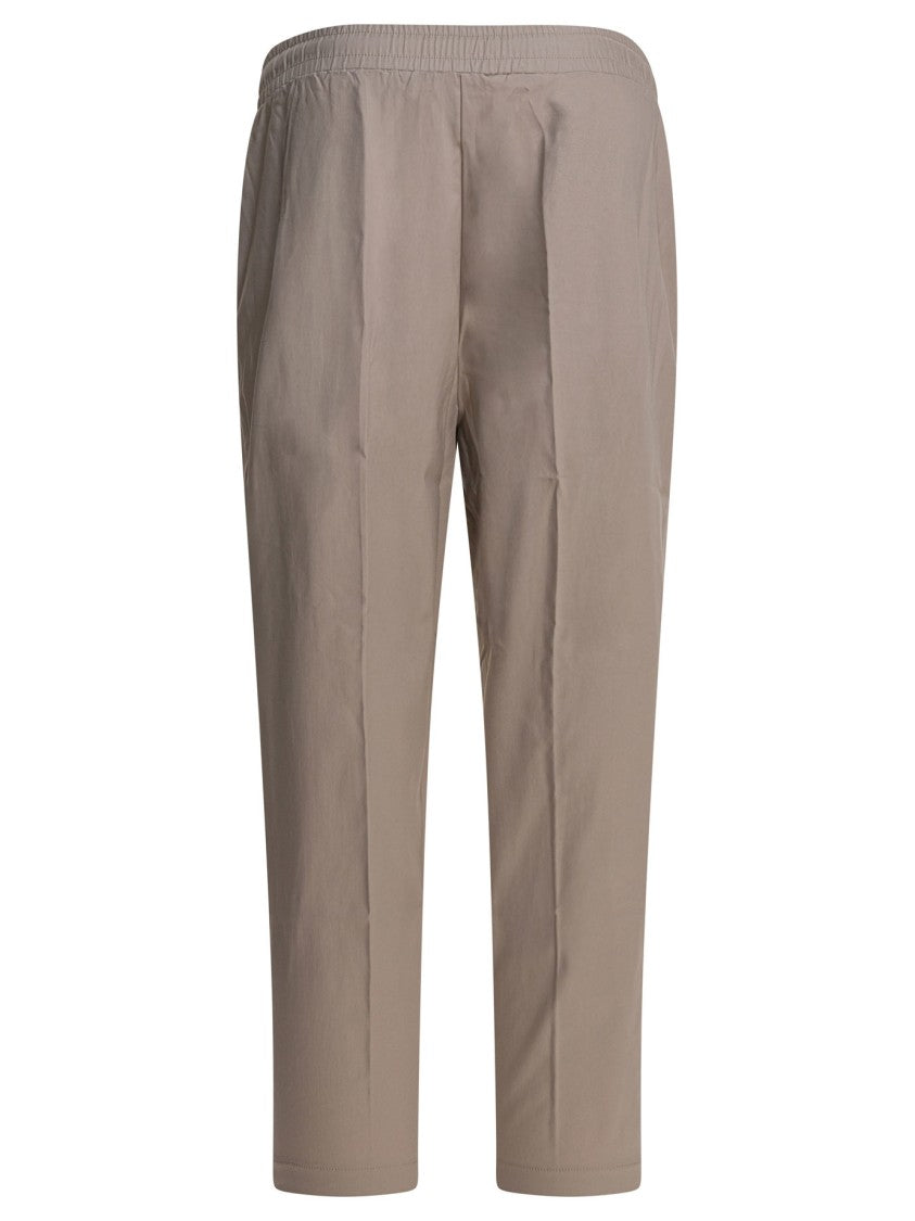 Altum Tailored Fit Beige Trousers With Adjustable Waist