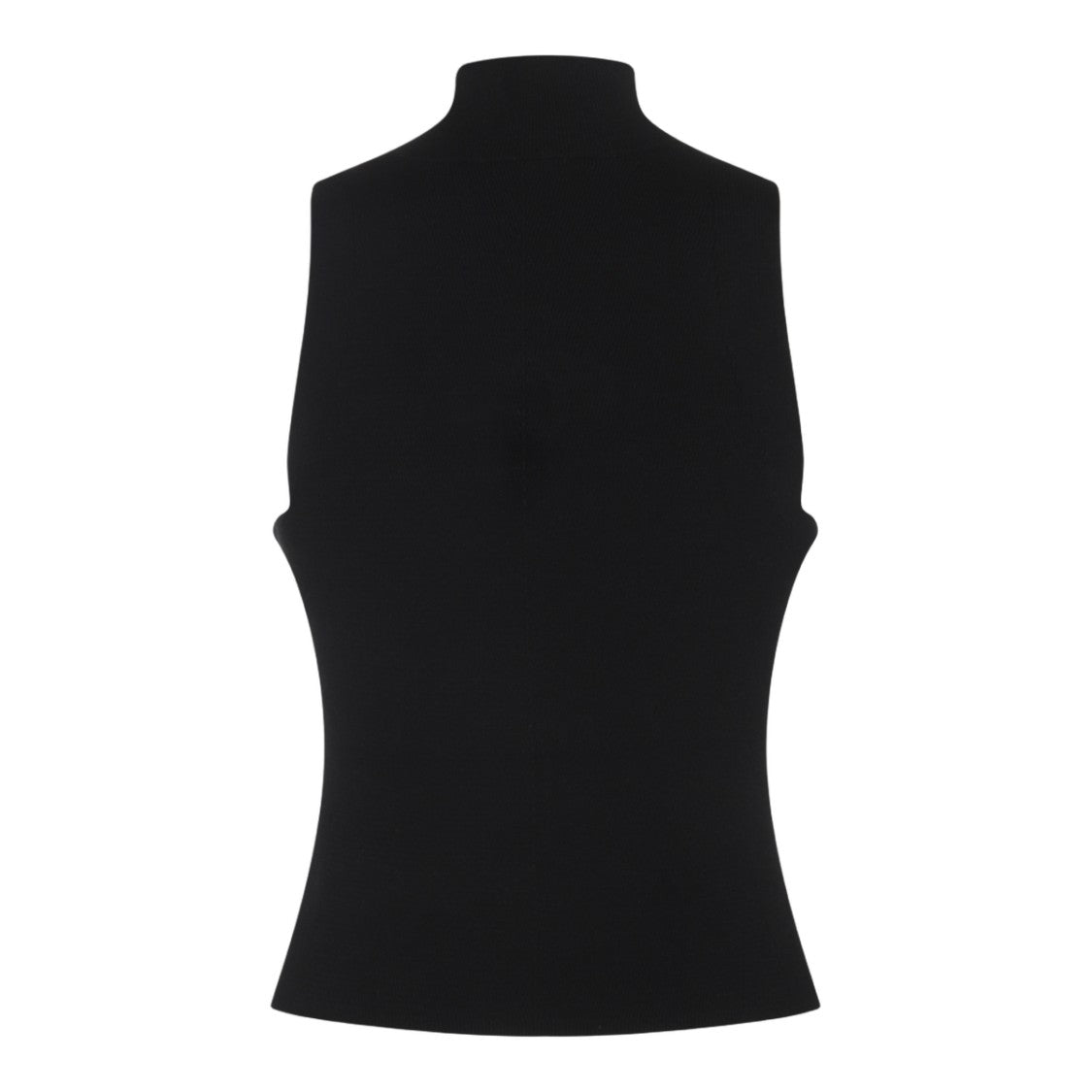 Diesel Sleeveless Fitted Top With High Neckline