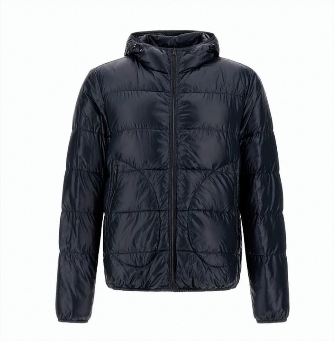 Herno Ultralight Black Down Jacket With Adjustable Hood