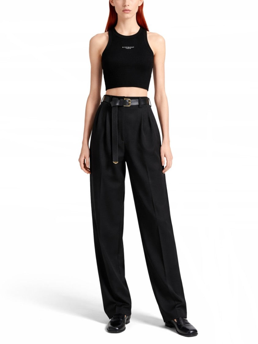 Givenchy Givenchy Ribbed Cut-Out Tank Top
