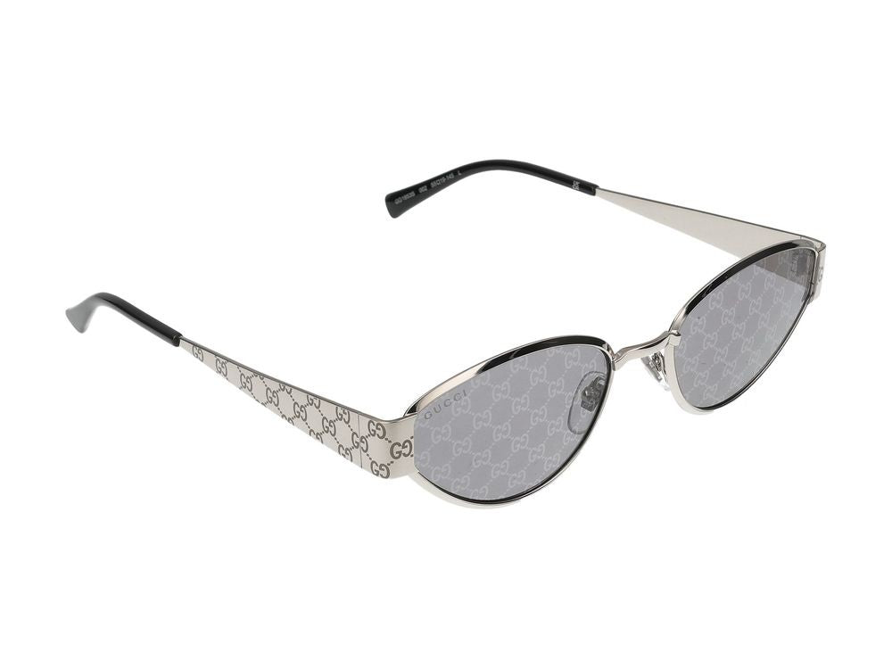 Gucci Sunglasses Gg1853s 002 Silver Silver Smoke 55/19/145