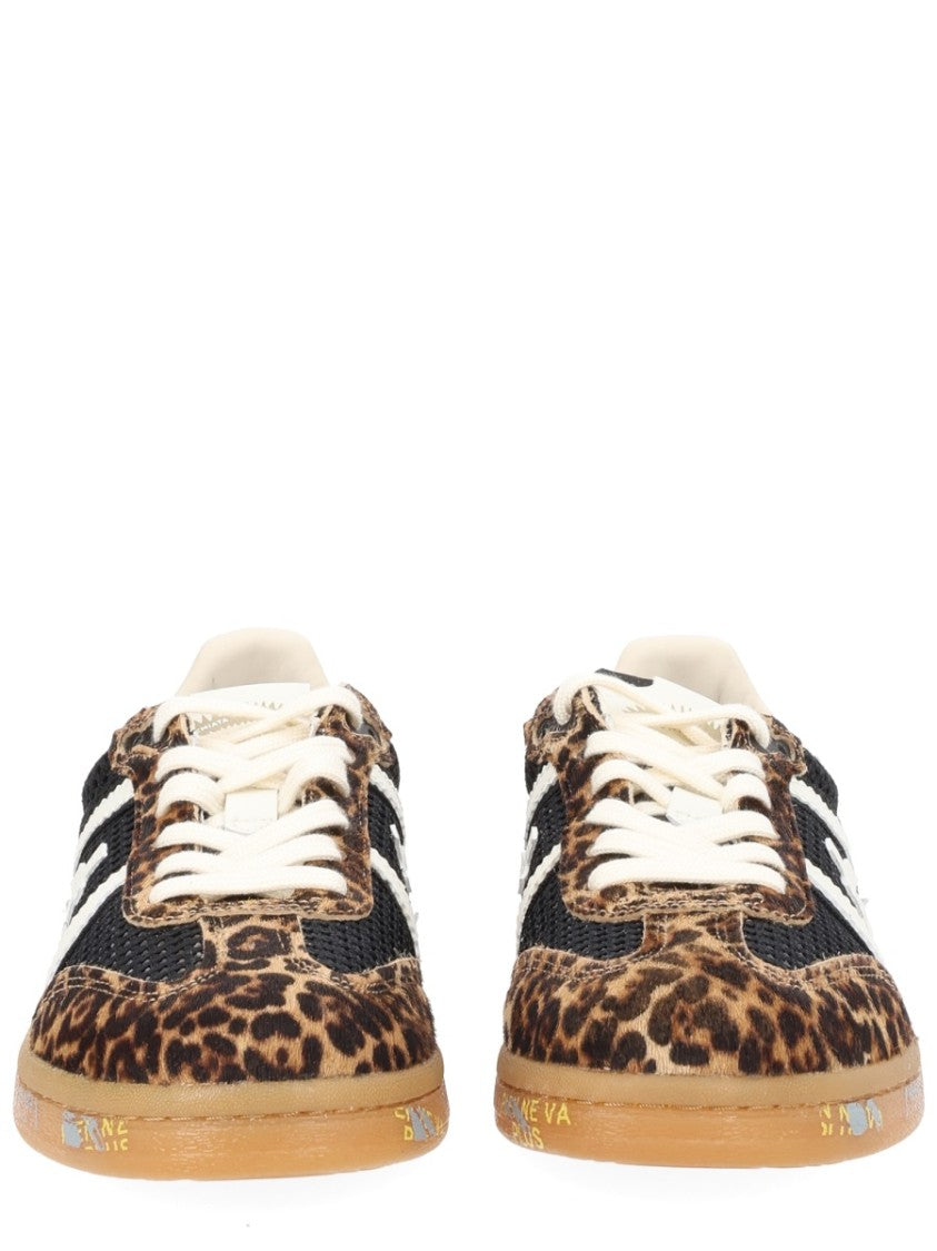 Premiata Bonnied 8200 Leopard Calf Sneakers