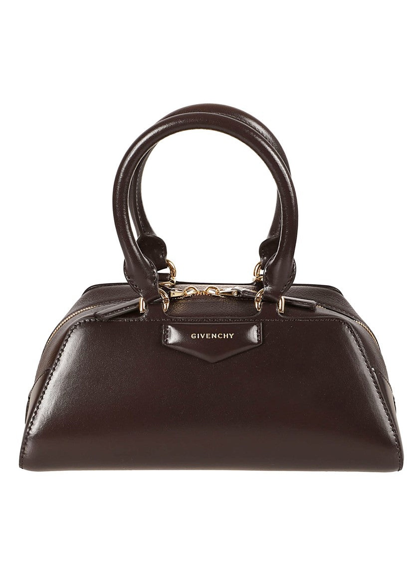 Givenchy Chocolate Calf Leather Antigona East/West Bag