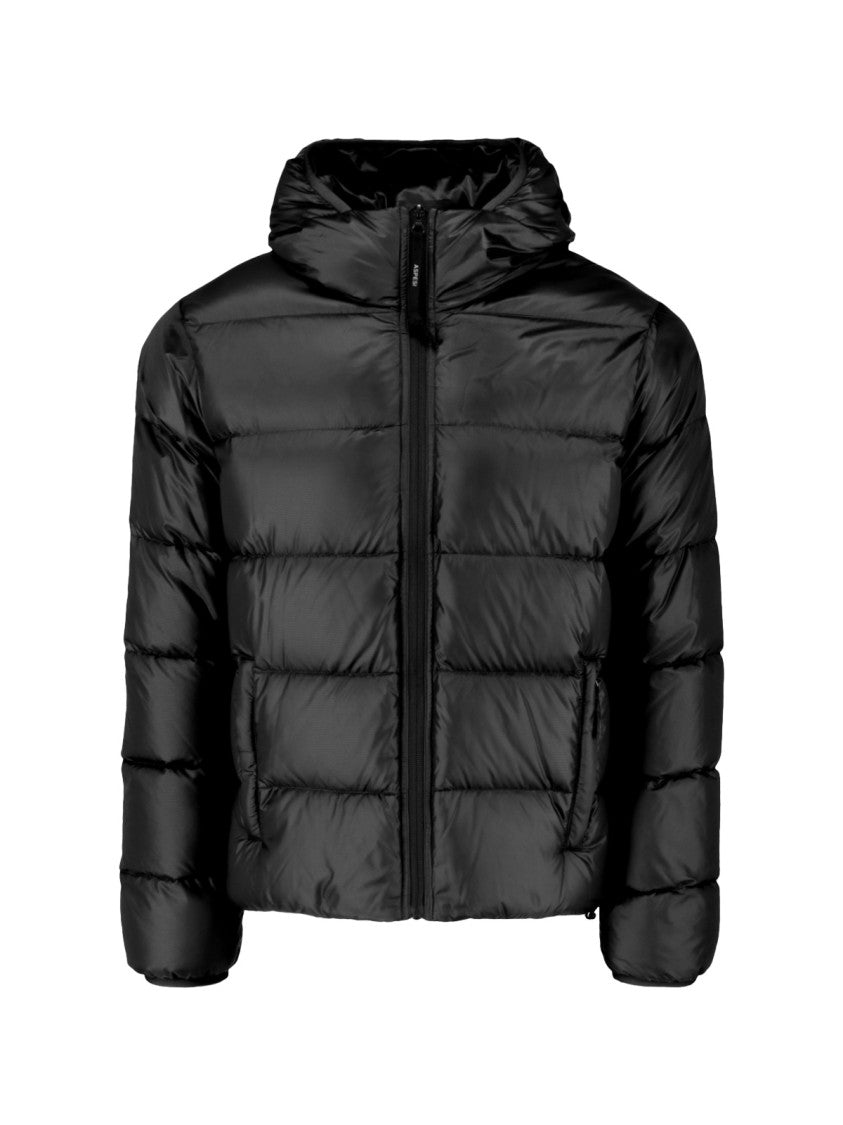 Aspesi Padded Quilted Puffer Jacket – Black