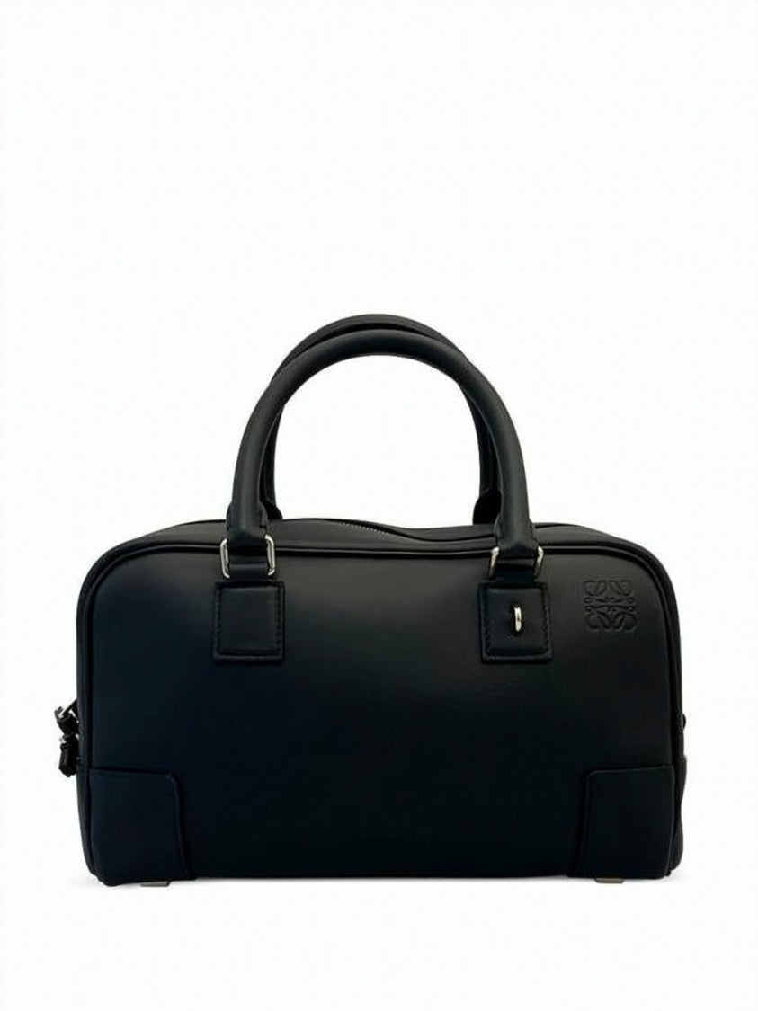 Loewe Smooth Napa Leather Clutch With Minimalist Design And Double Handles
