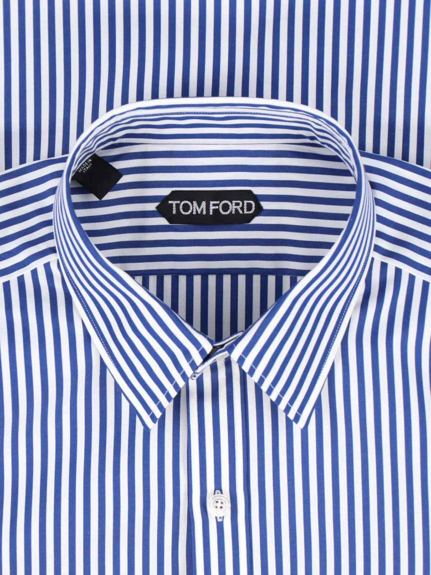 Tom Ford Tailored Shirt With Button-Down Front – White