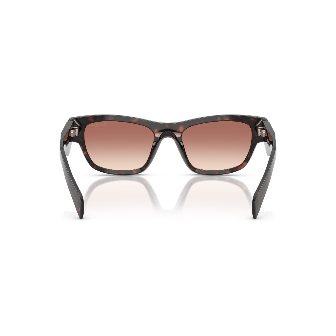 Prada 0Pr B09s Rectangular Frame Tortoiseshell Acetate Sunglasses