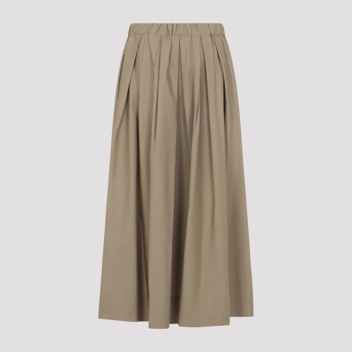 Max Mara Midi Skirt With Soft Pleats