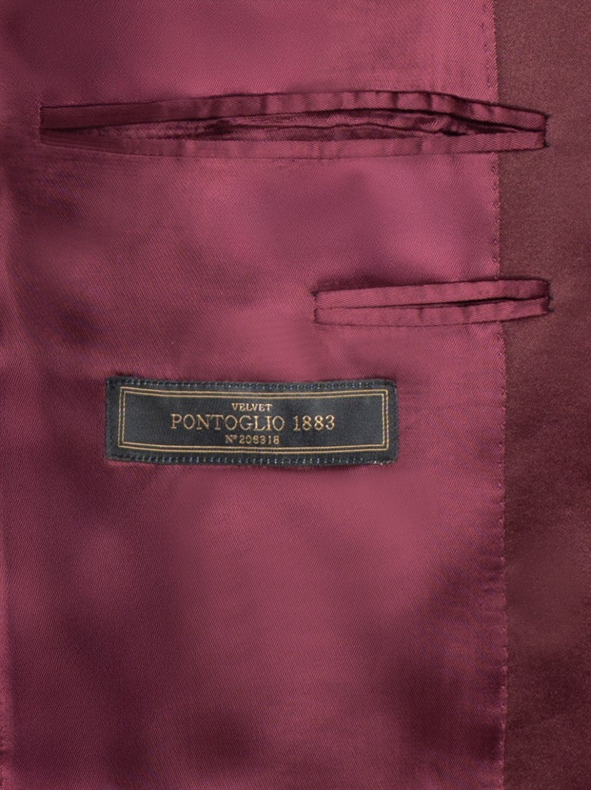 Franzese Collection Single-Breasted Velvet Jacket