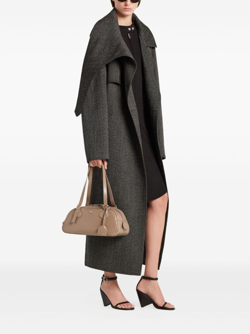 Courrèges Beige Handbag With Adjustable Straps