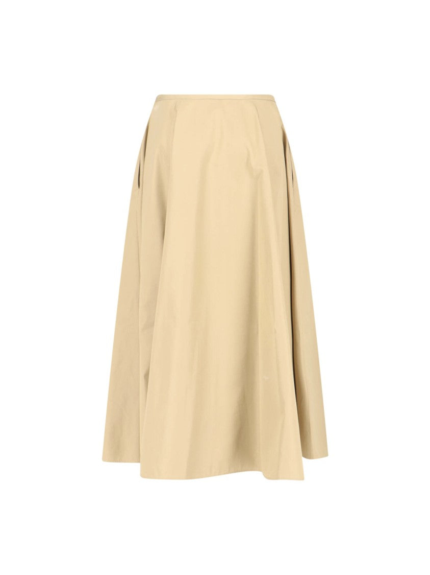 Aspesi Beige Midi Skirt
