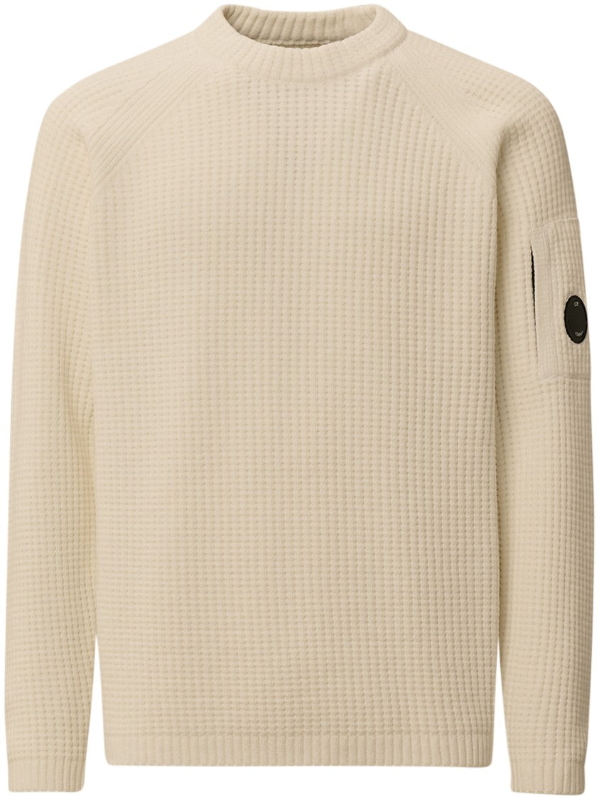 C.P. Company Chenille Cotton Crewneck Sweater