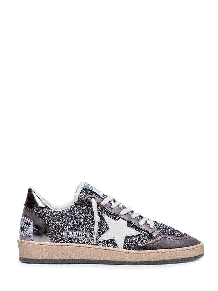 Golden Goose Glitter Leather Sneakers