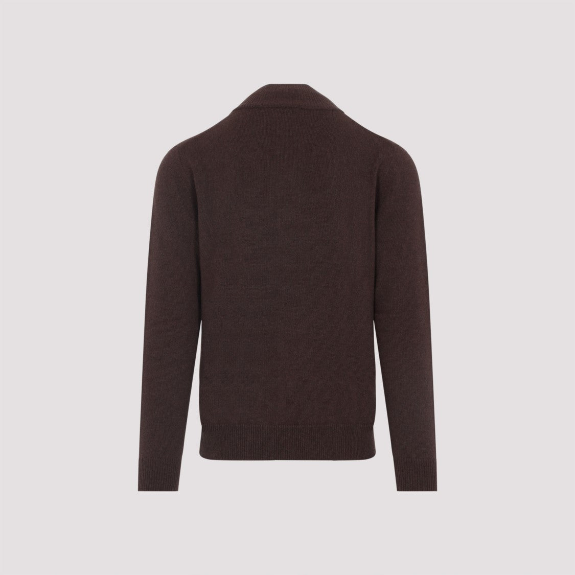 Brioni Brown Mahogany Cashmere Zip Blouson