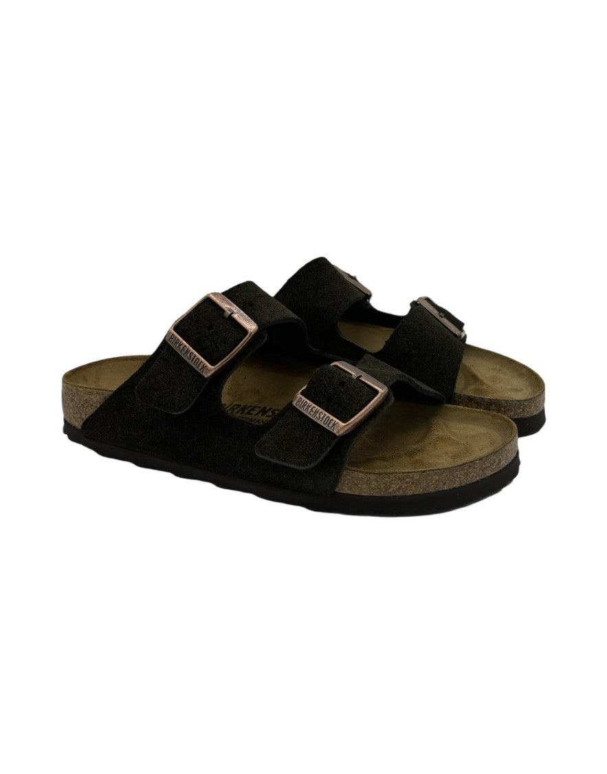 Birkenstock Arizona Suede Slide – Mocha