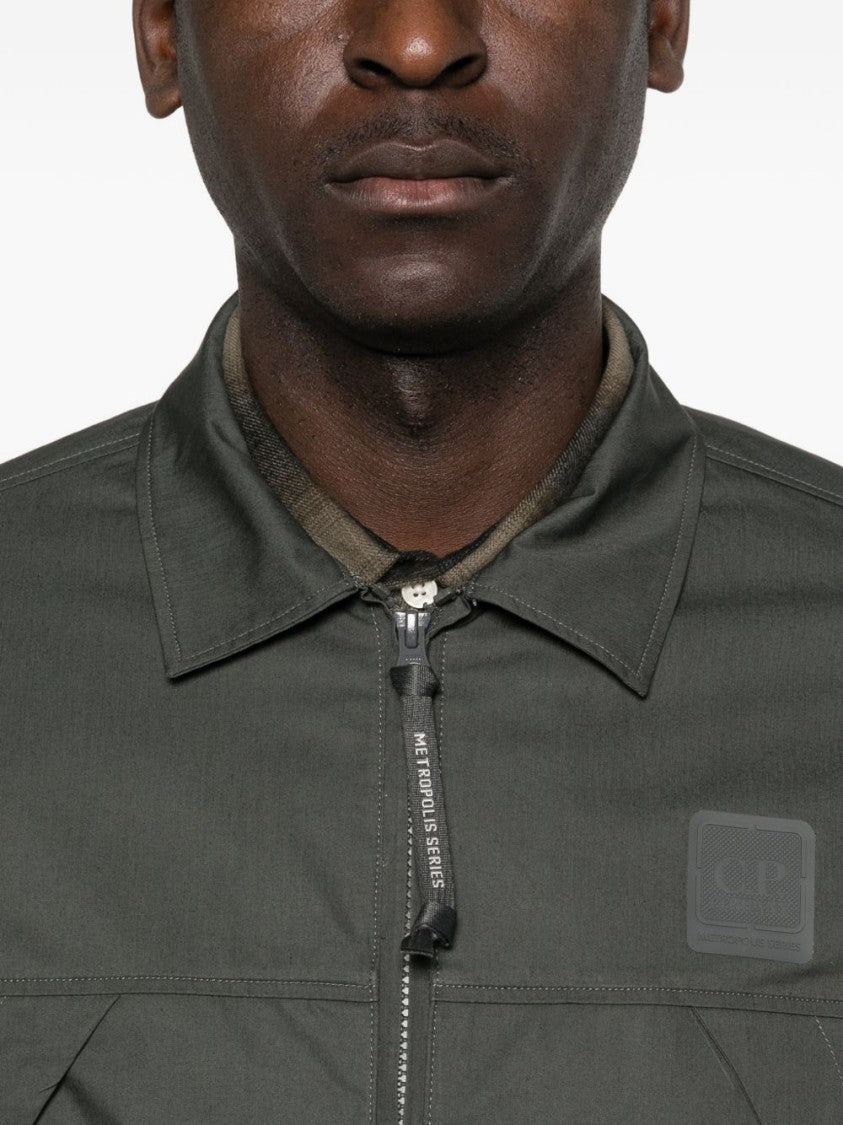 C.P. Company Metropolis Series Logo Zippered Shirt