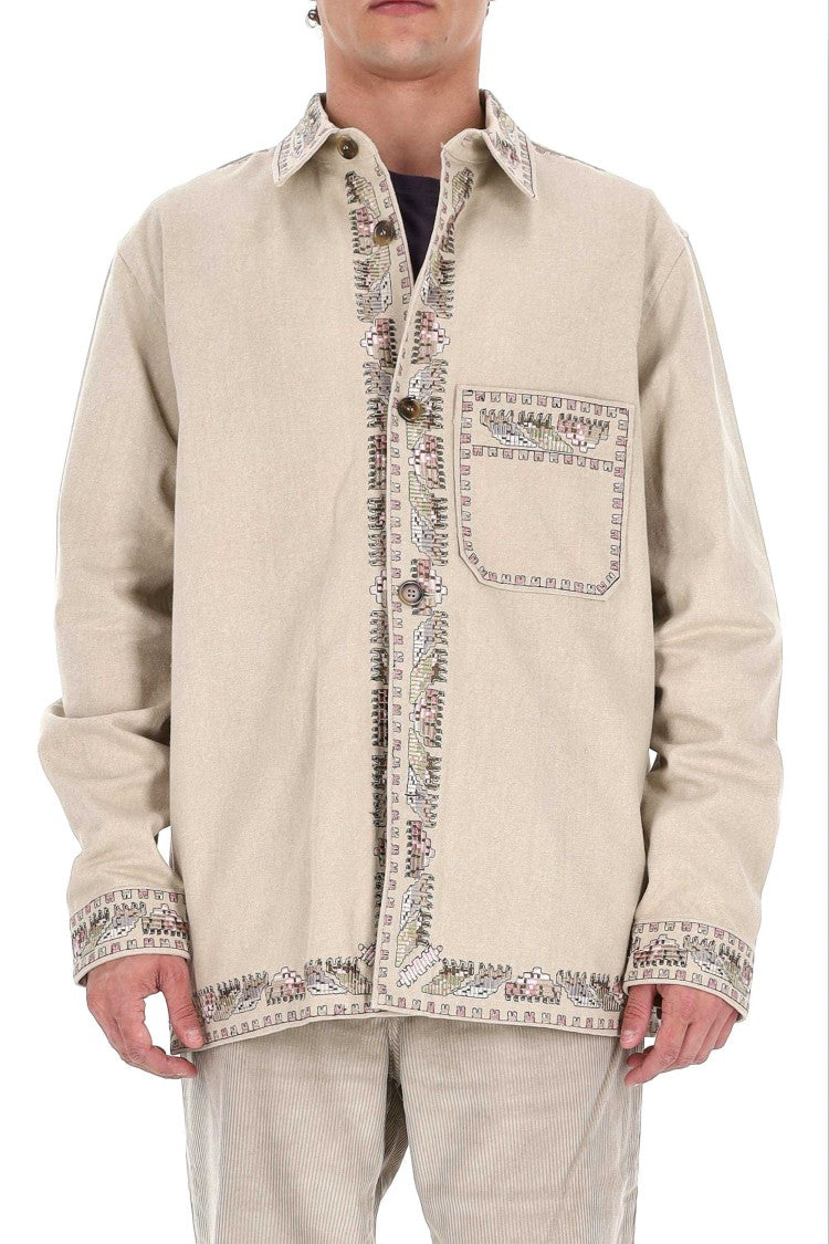 Isabel Marant Over Fit Embroidered Overshirt