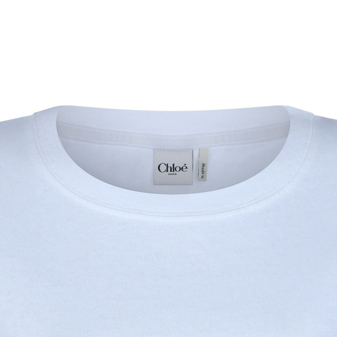 Chloé White Cotton T-Shirt