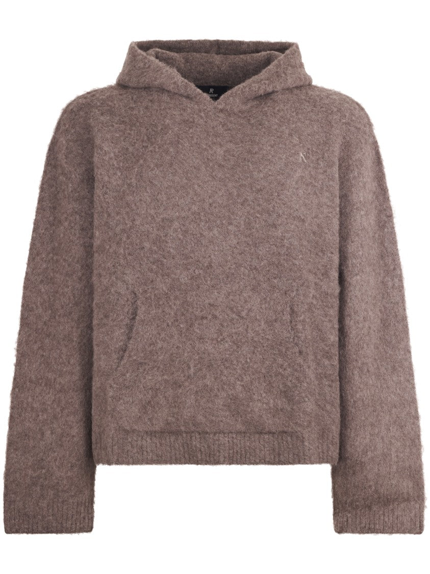 Represent Textured Borg Fabric Hoodie