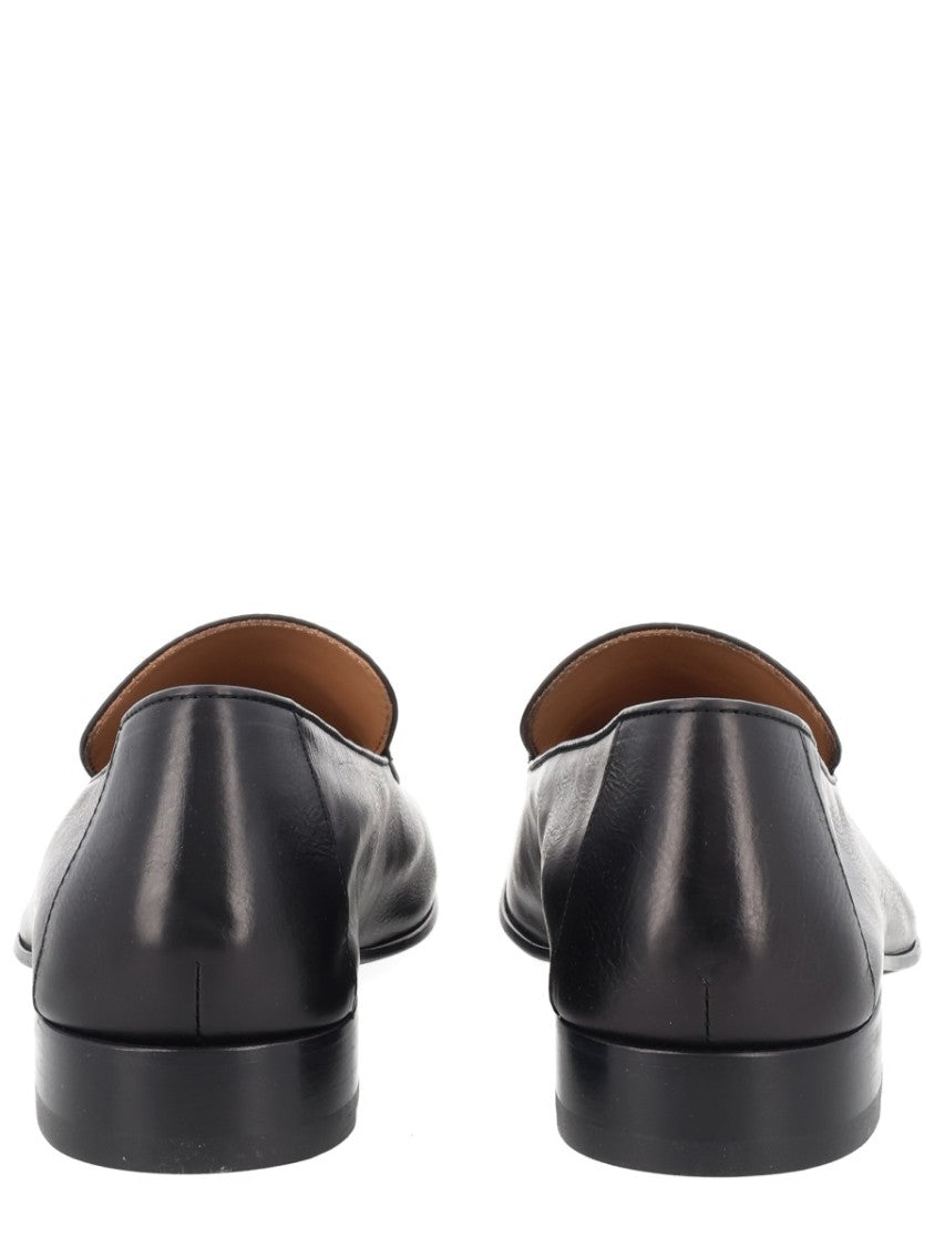Dries Van Noten Neutrals Polished Smooth Finish Leather Loafers
