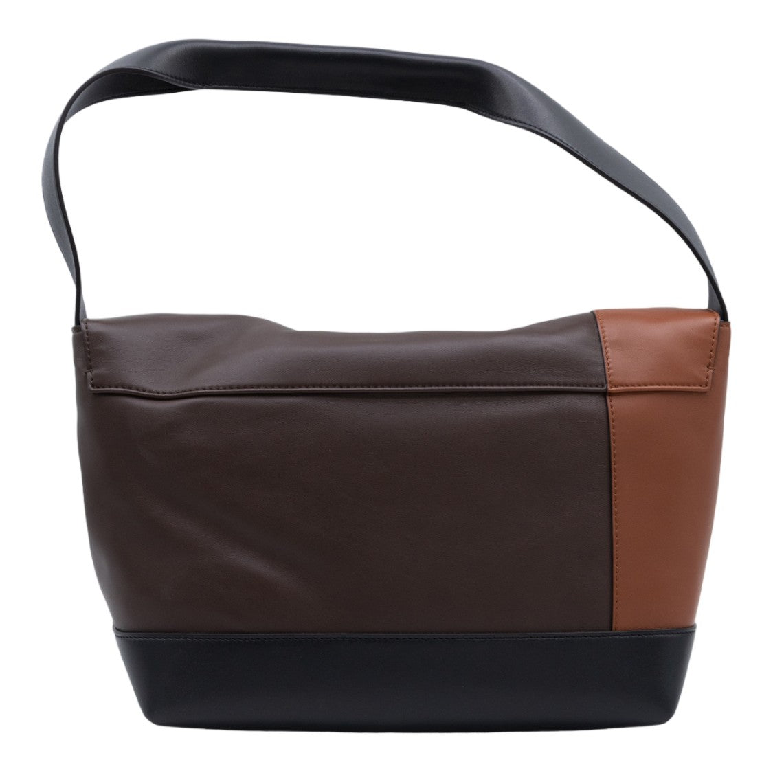Marni Structured Rectangular Color-Block Bag With Flat Shoulder Strap