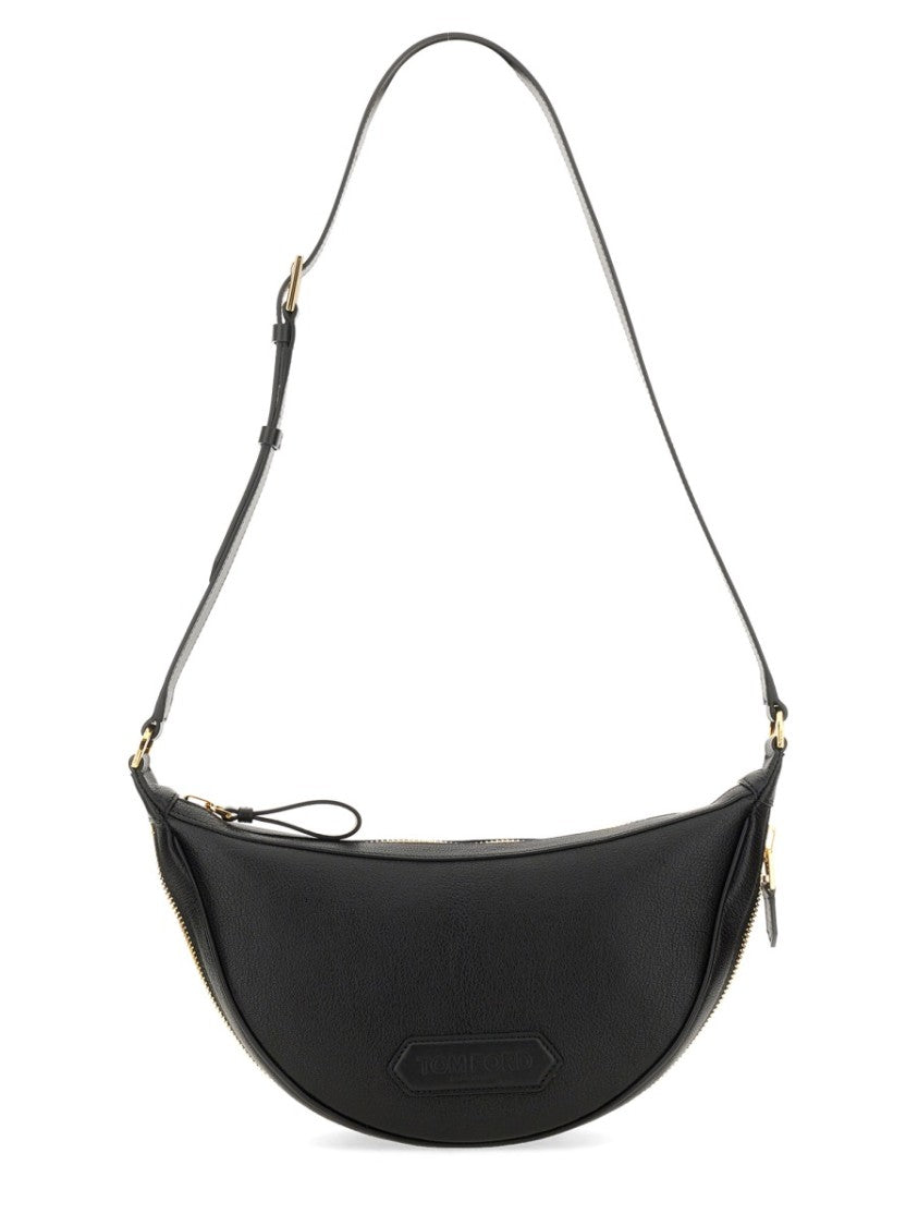 Tom Ford Crescent Leather Bag