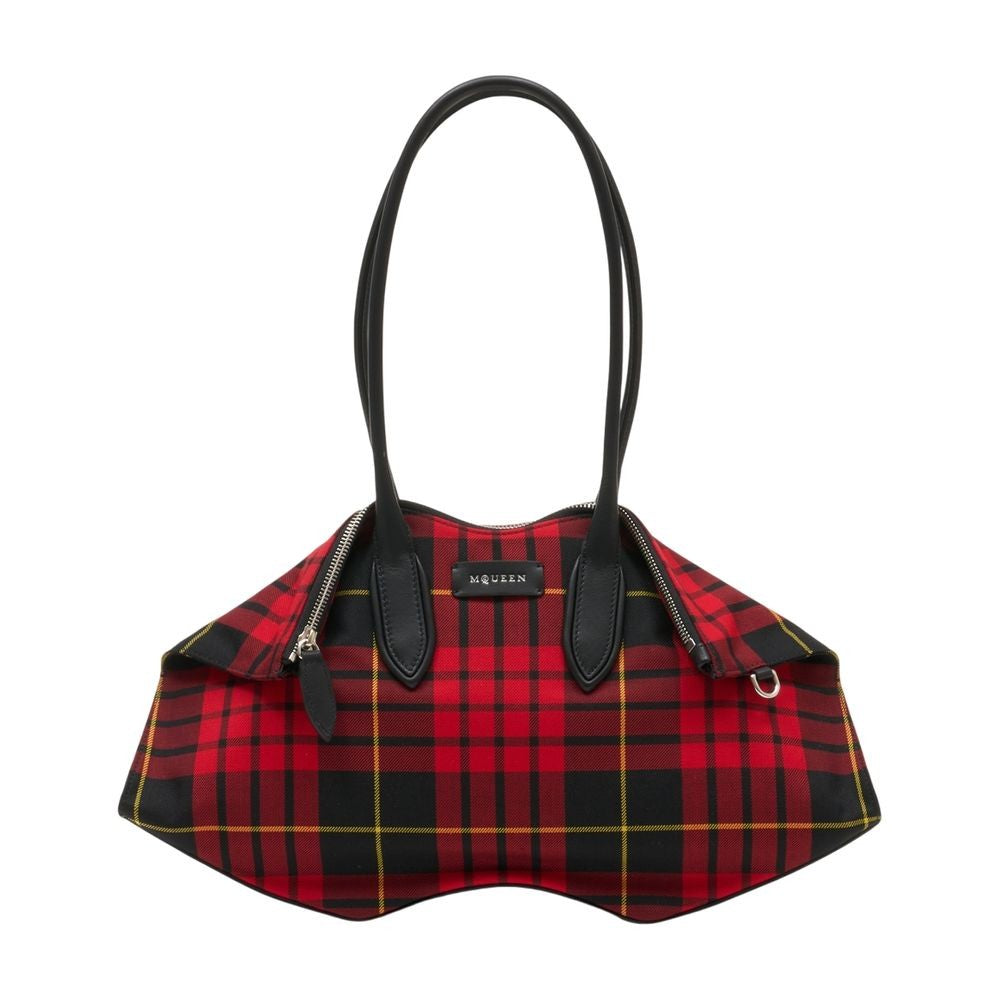 Alexander Mcqueen Manta Shoulder Bag - Cotton - Red