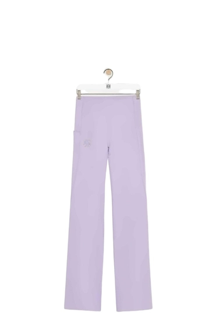 Loewe High-Waisted Wide-Leg Pants With Subtle Logo Detail