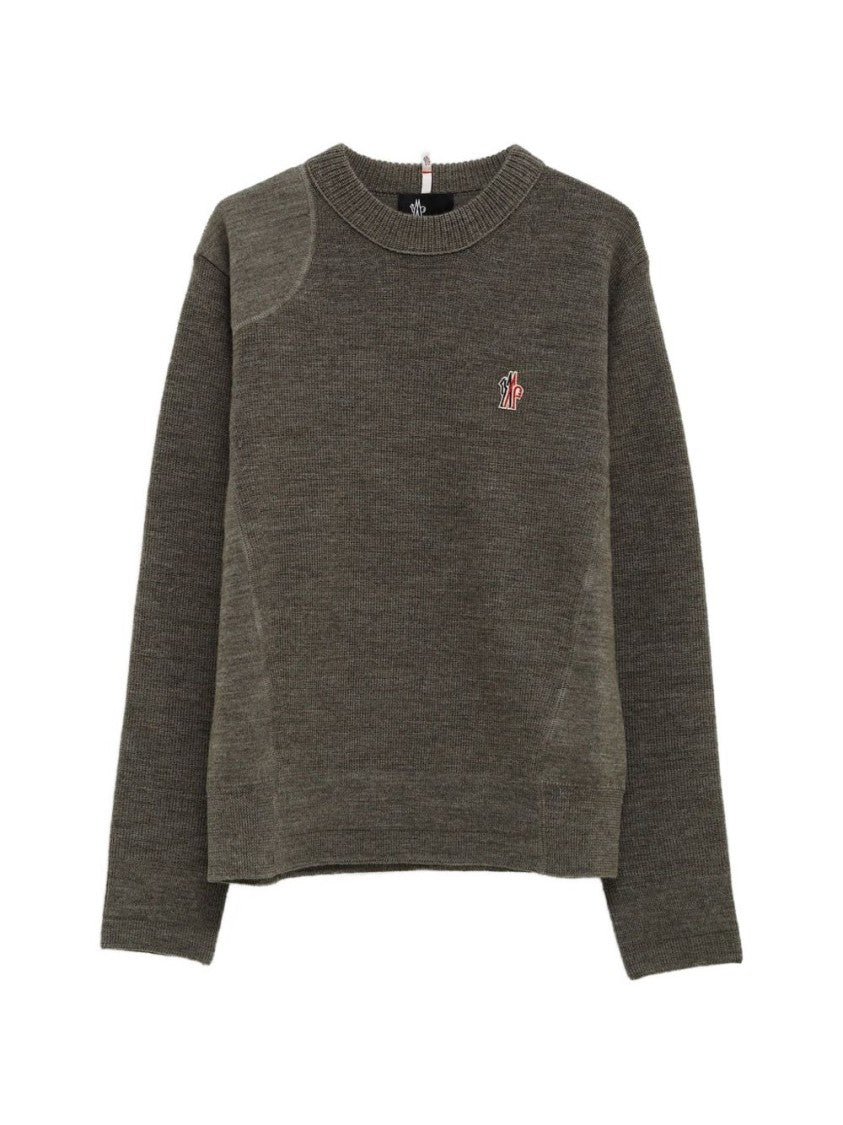 Moncler Grenoble Textured Crewneck Knit Sweater