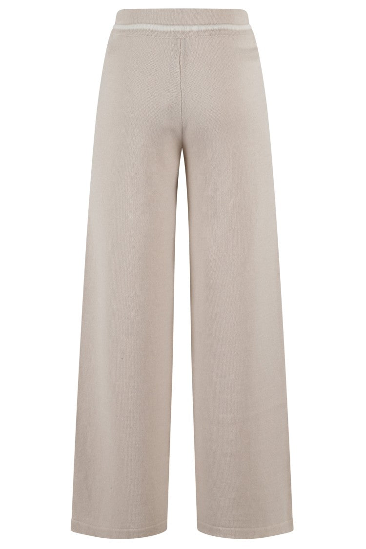 Eleventy Wide-Leg Wool Jogger Pants