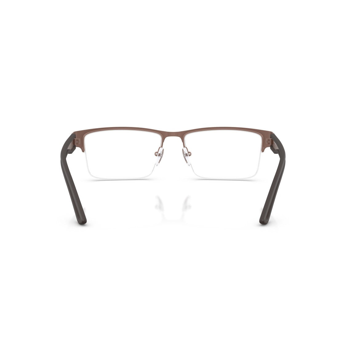 Emporio Armani 0Ea1182 Semi-Rimless Metal Frame Eyeglasses With Matte Finish