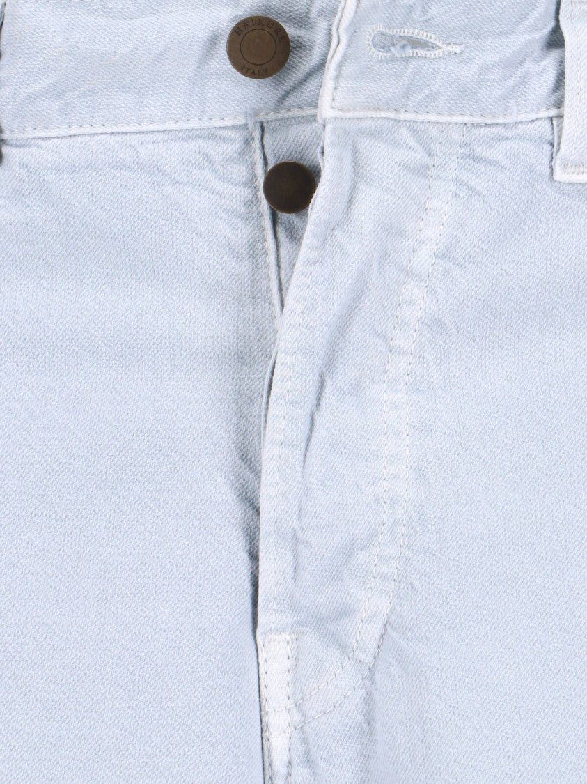 Haikure Wide-Leg Jeans In Cotton-Linen Blend With Mid-Rise Waist