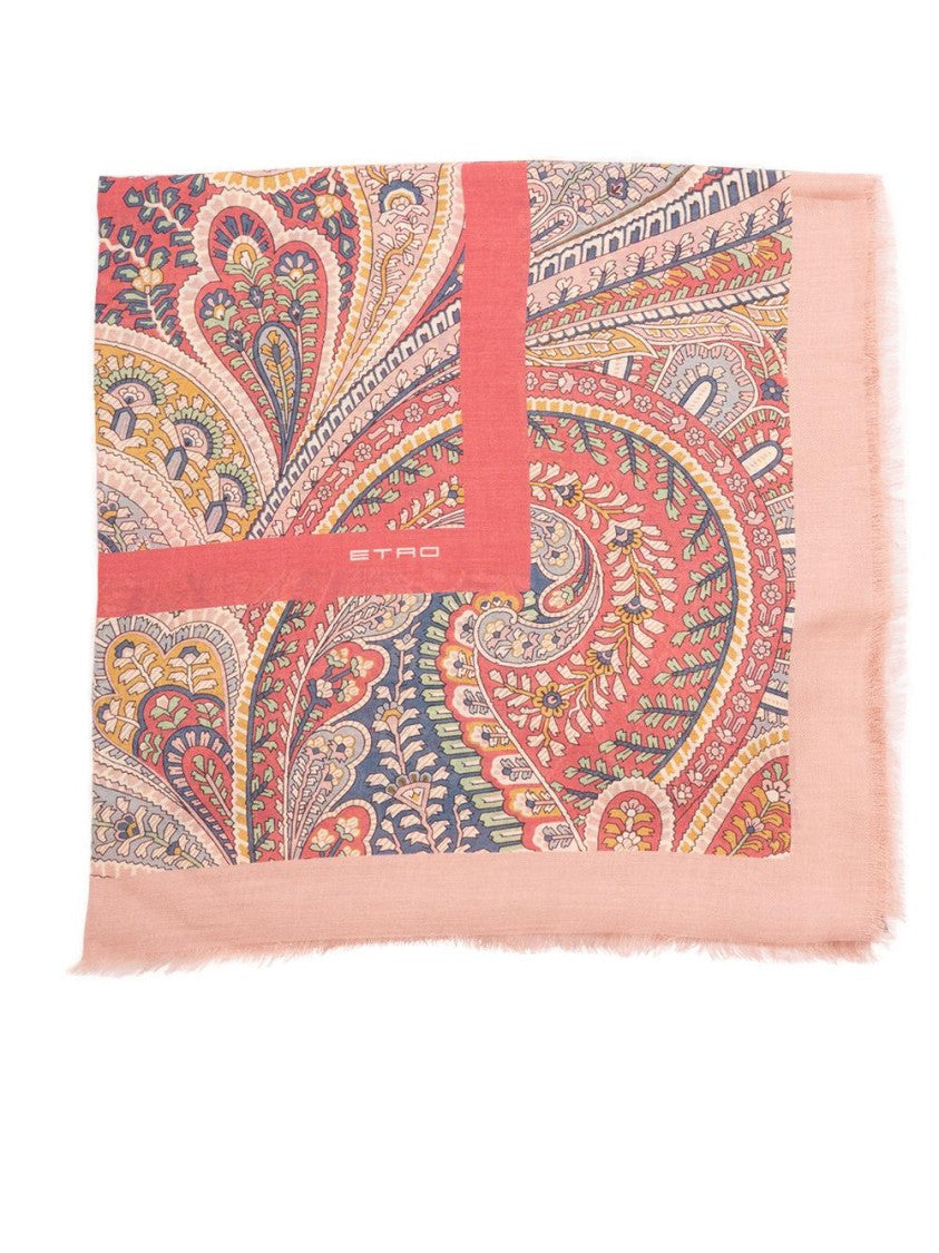 Etro Intricate Paisley Modal Shawl