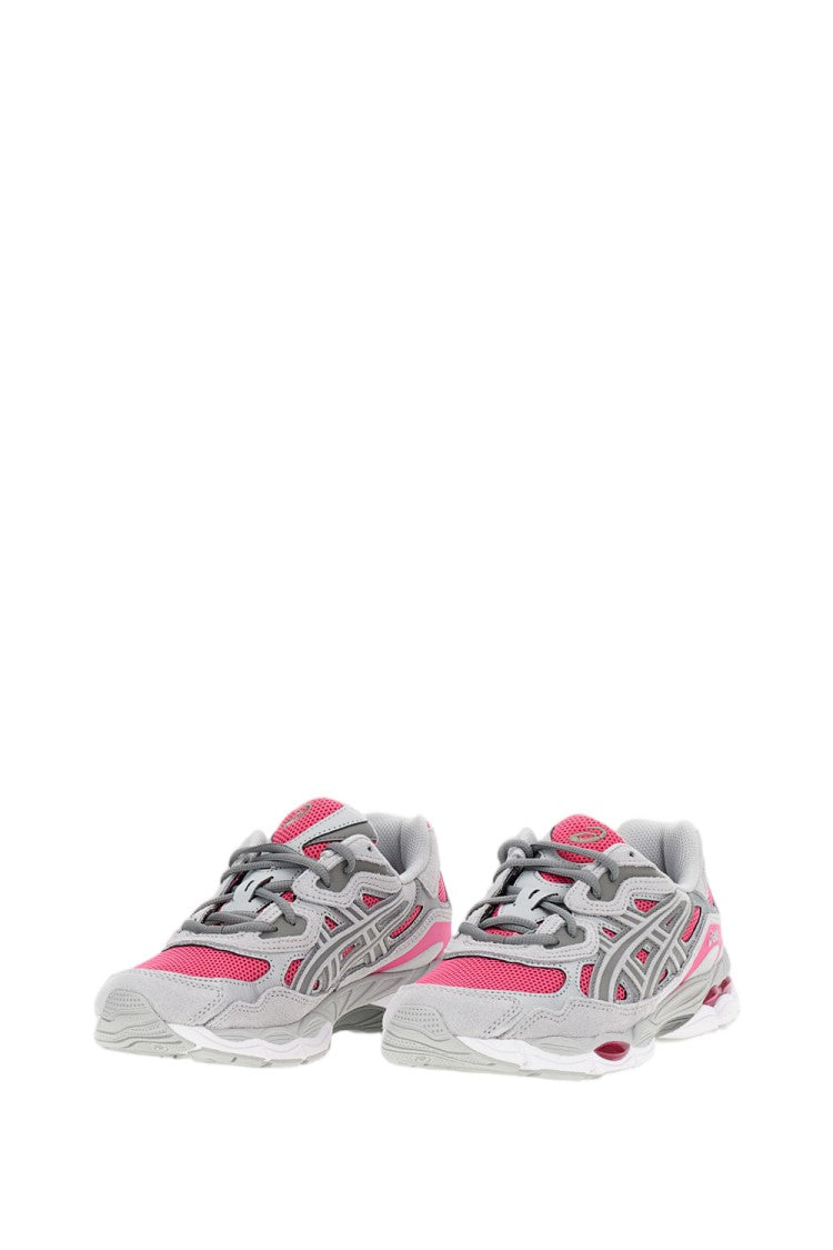 Asics Pink Gel-Nyc Mesh Suede Sneakers