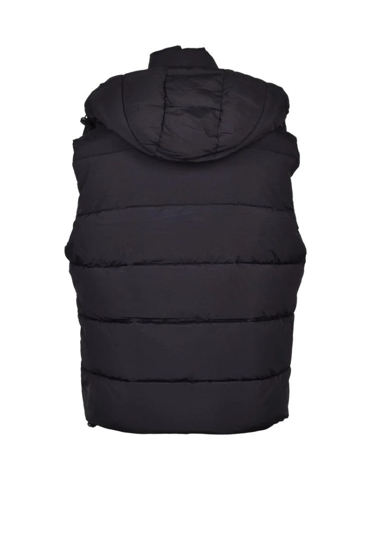 Diesel Black Padded Gilet Men