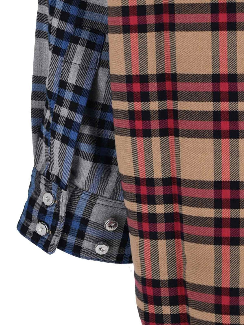 Pdf Striped Hooded Shirt – Multicolor