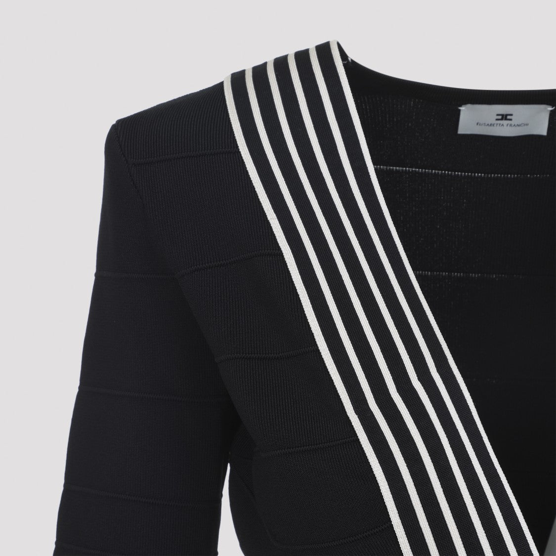 Elisabetta Franchi Mini Dress With Deep V-Neck