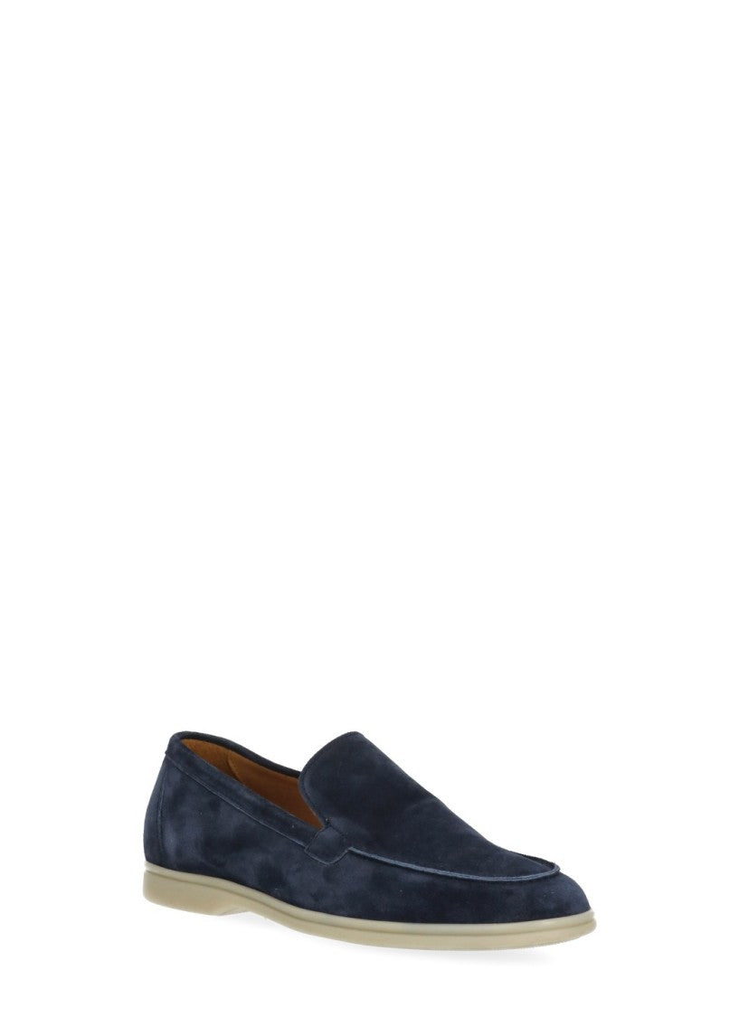 Berwick 1707 Blue Suede Leather Loafers