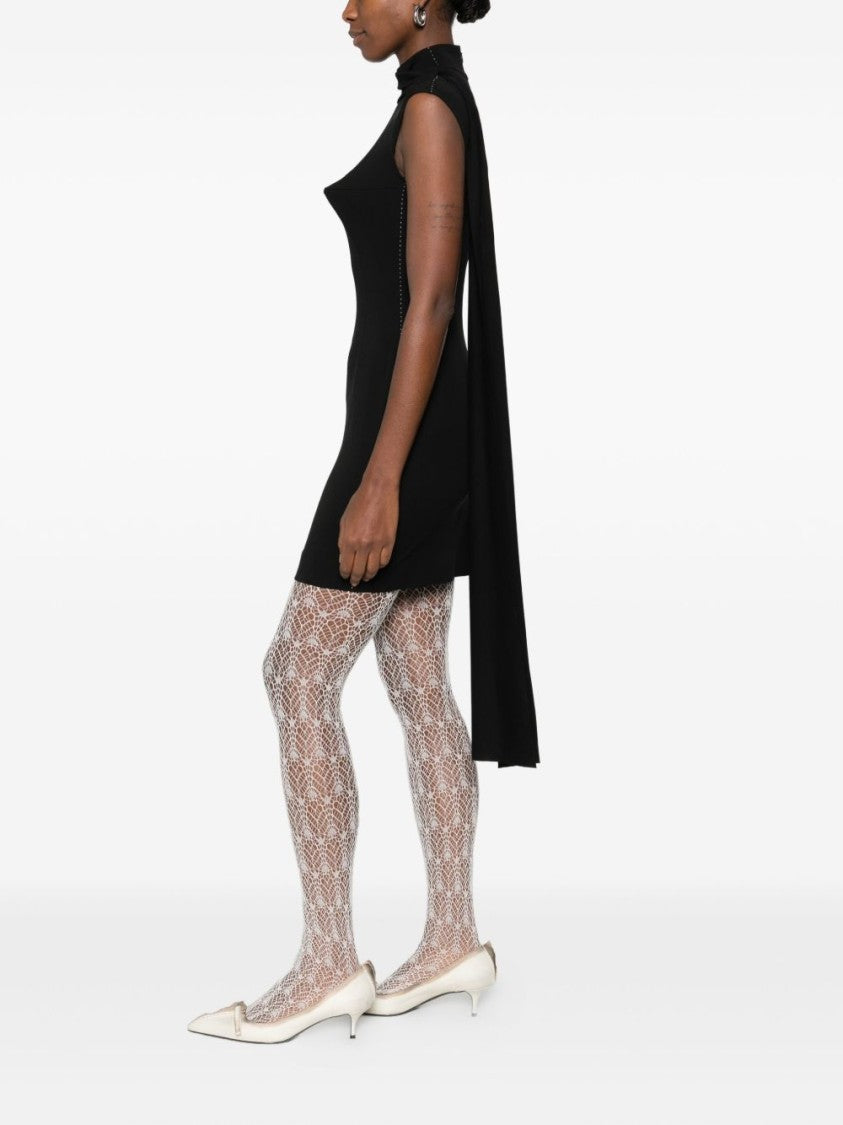 jean paul gaultier black dress Side Tie Draped Treasures of NYC Elasticated waistband Jean Paul Gaultier Black Shayne