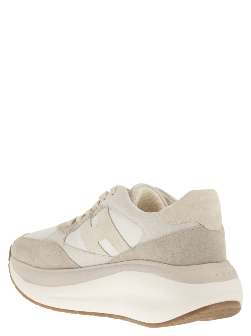 Hogan Sculptural Suede And Leather Maxi I Active Sneakers