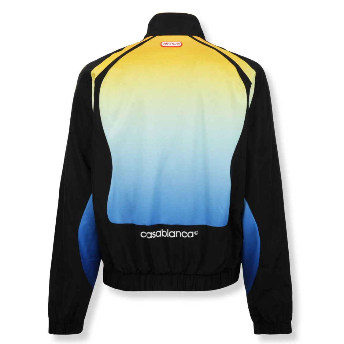 Casablanca Lightweight Football Windbreaker Jacket With Functional Design
