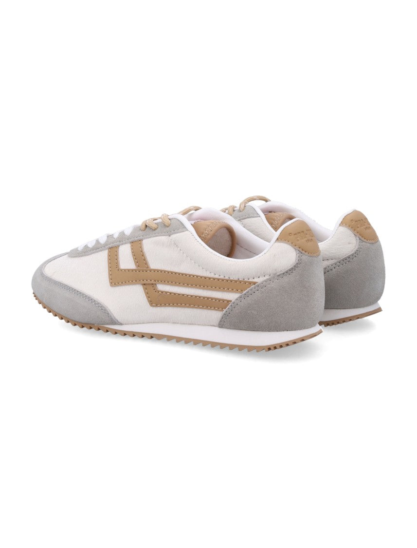 Pro-Keds Racer 77 White Suede Low-Top Sneakers