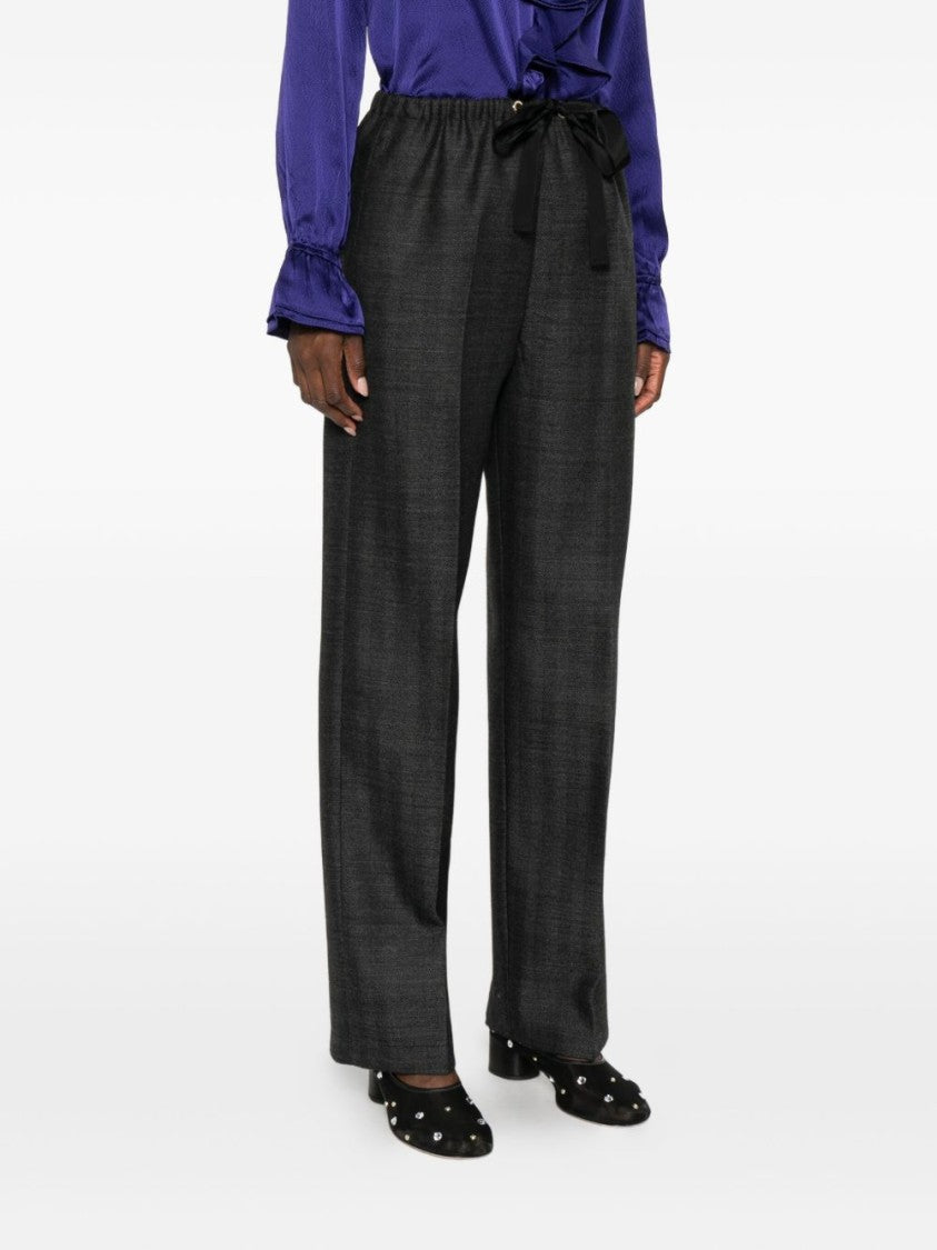 Forte Forte Grey Virgin Wool Trousers