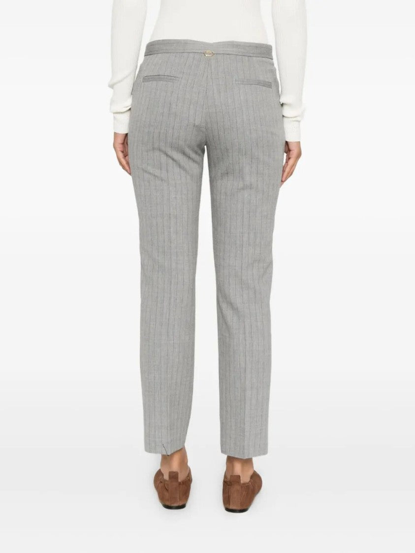 Twin-Set Pinstripe Tailored Trousers