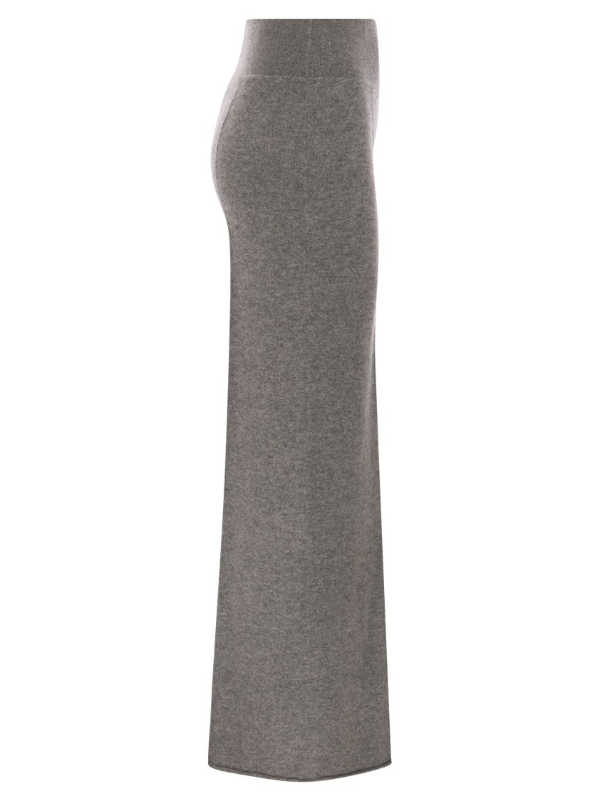 Vanisé Twist - Cashmere Wide-Leg Trousers