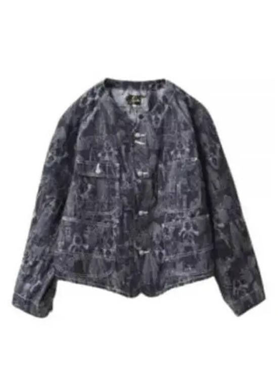 Needles Intricately Patterned Long-Sleeve Shirt With Toggle Buttons
