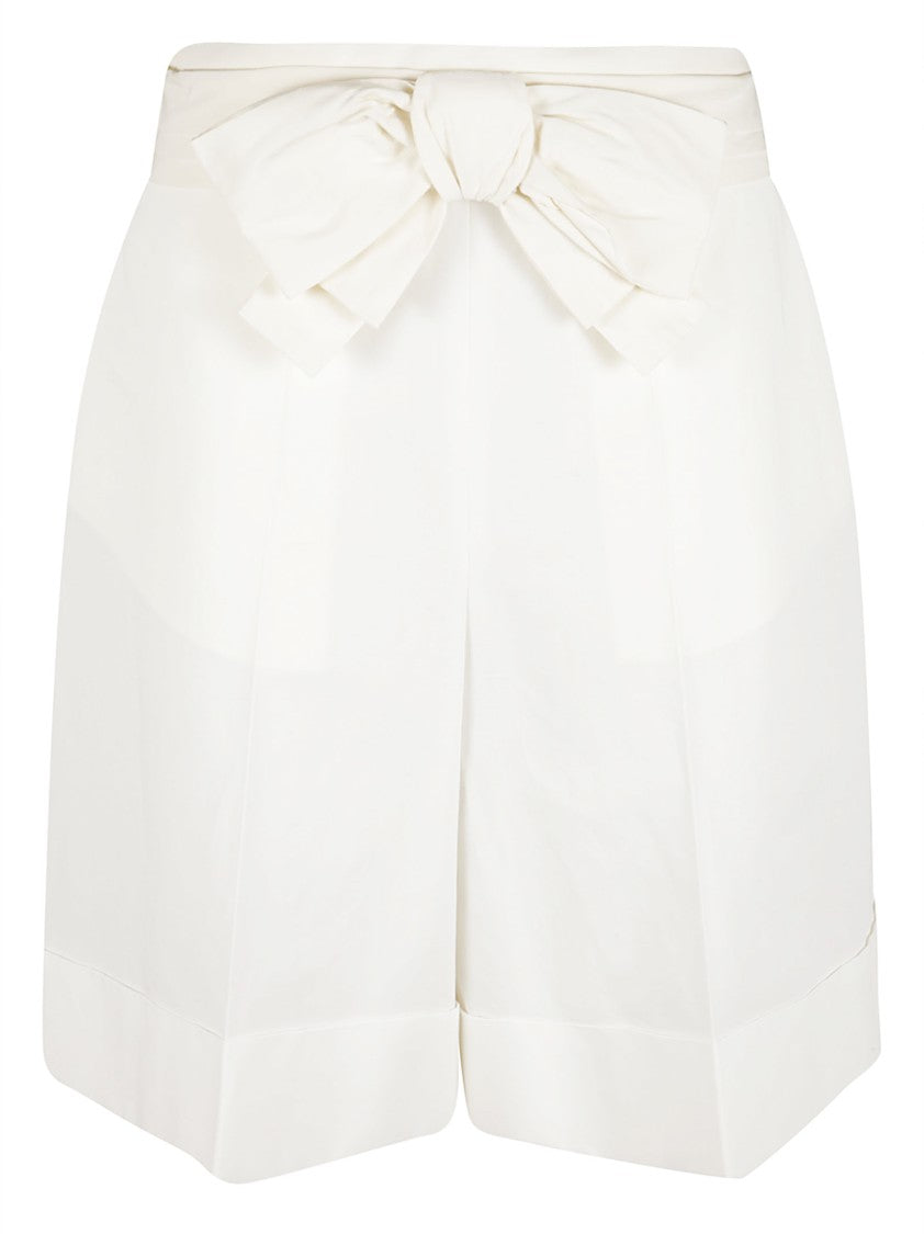 Valentino Garavani Bermuda Shorts With Decorative Bow